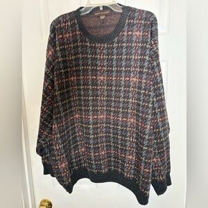 Liberty Multicolor Knit Sweater for Men. Size XL
